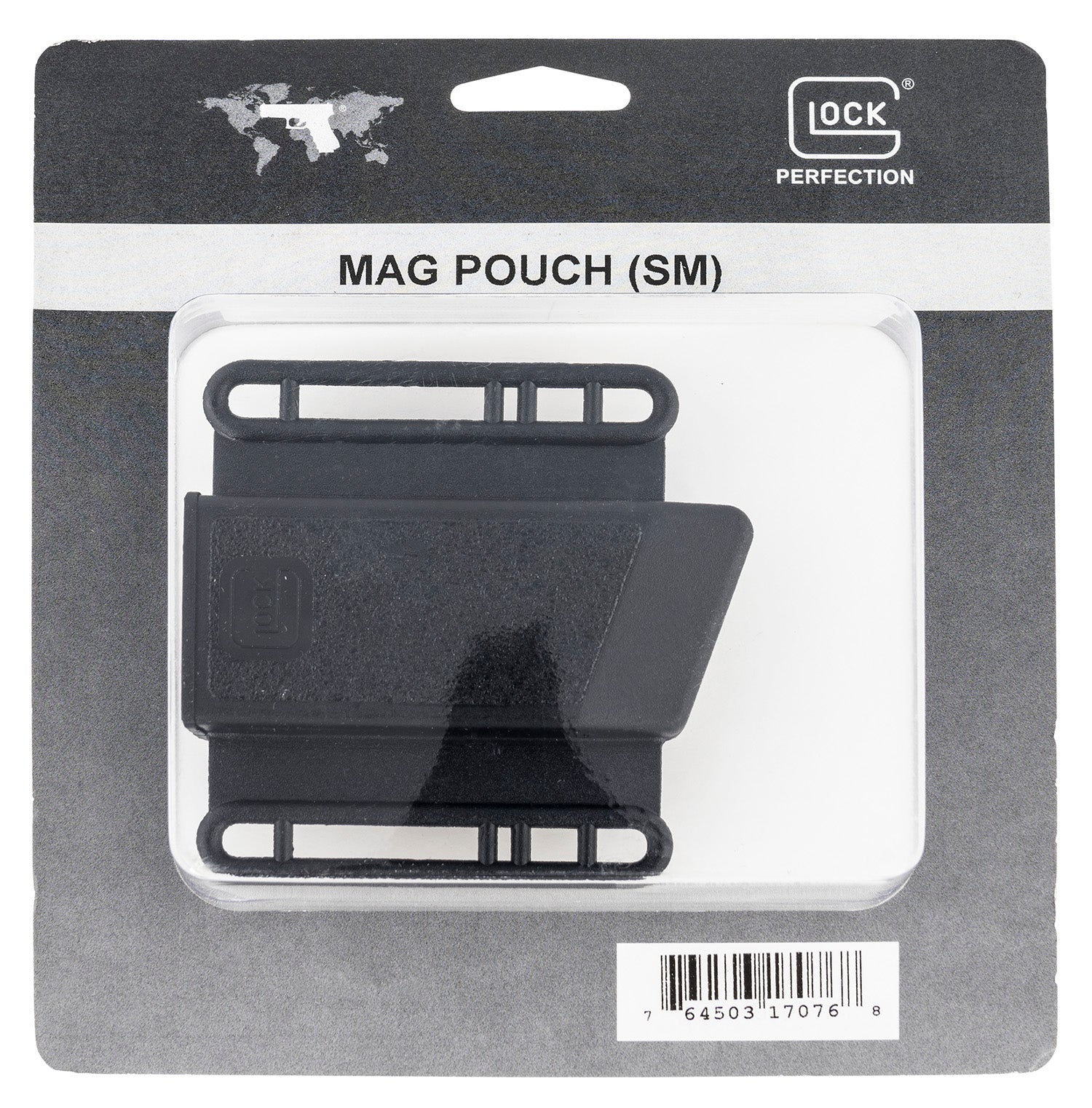 Glock MP17076 Outside Waistband Magazine Pouch Black Polymer Belt Loop 2.25" Glock 17/19/22/23/27/34/35