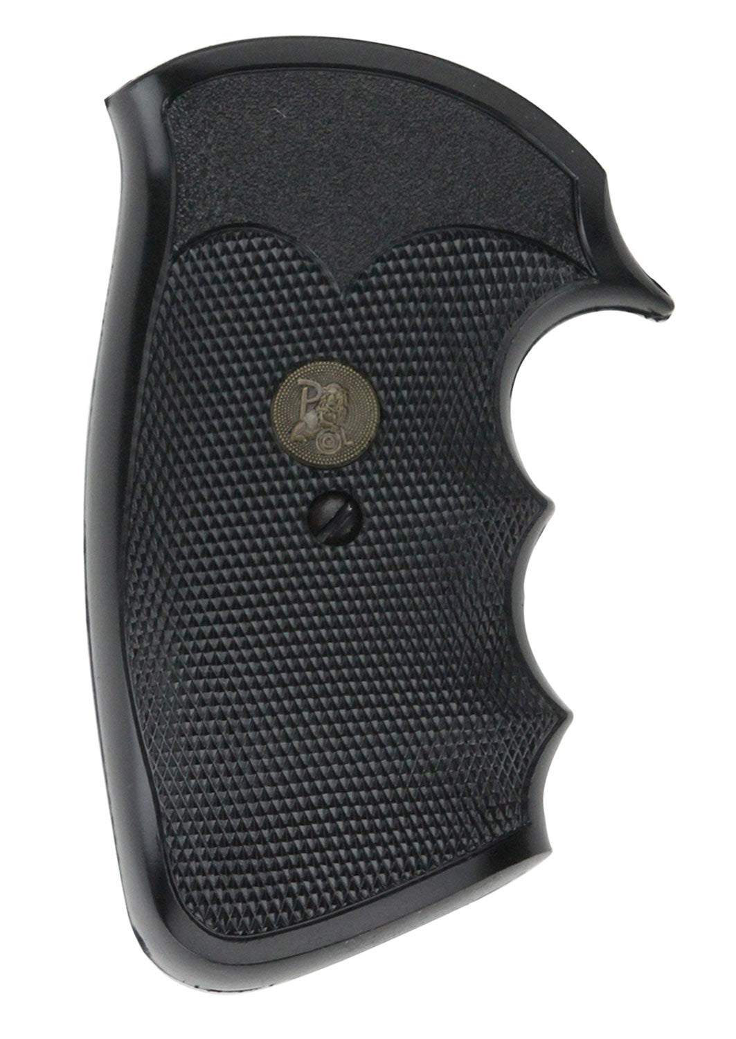 Pachmayr Gripper Grip Checkered Rubber Finger Groove Style for Colt Python and Trooper – 02528
