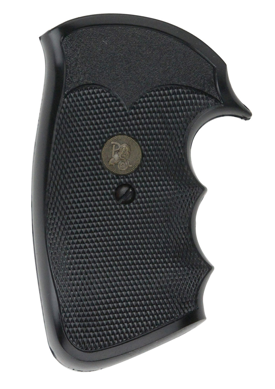 Pachmayr Gripper Grip Checkered Rubber Finger Groove Style for Colt Python and Trooper – 02528