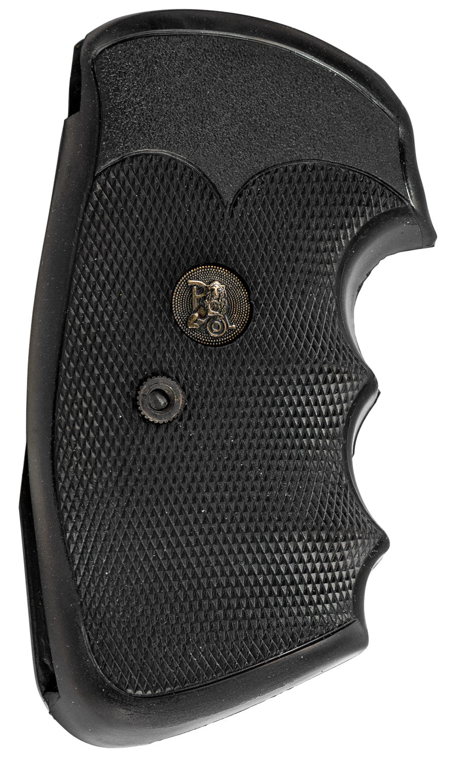 Pachmayr Professional Gripper Grip Checkered Rubber Small-Hand Design for Colt Python and Trooper – 02529