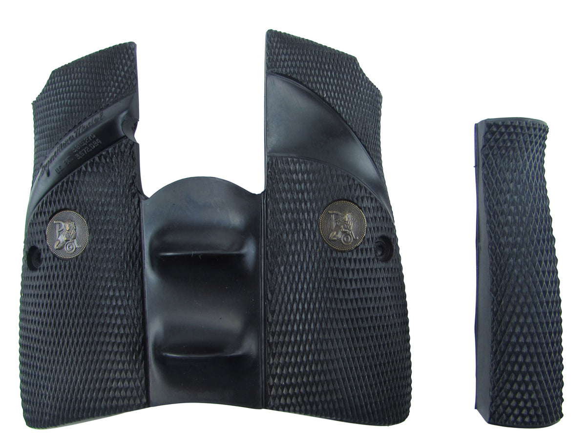 Pachmayr Wraparound Signature Grip with Finger Grooves and Backstrap for Browning Hi-Power – 03952