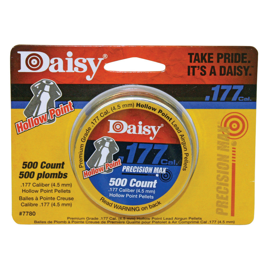 Daisy Hollow Point .177 Caliber Pellets 500 ct. in Tin