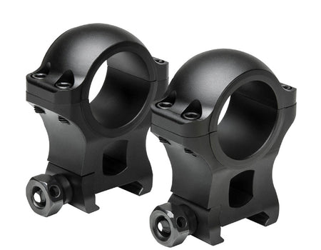 NcSTAR VISM 30mm Hunter Scope Rings Black - 1.3" Mount Height