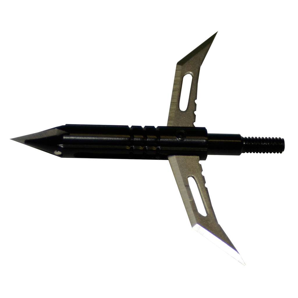 Xecutioner Broadheads Black Expandable 100 Grain Pack of 4