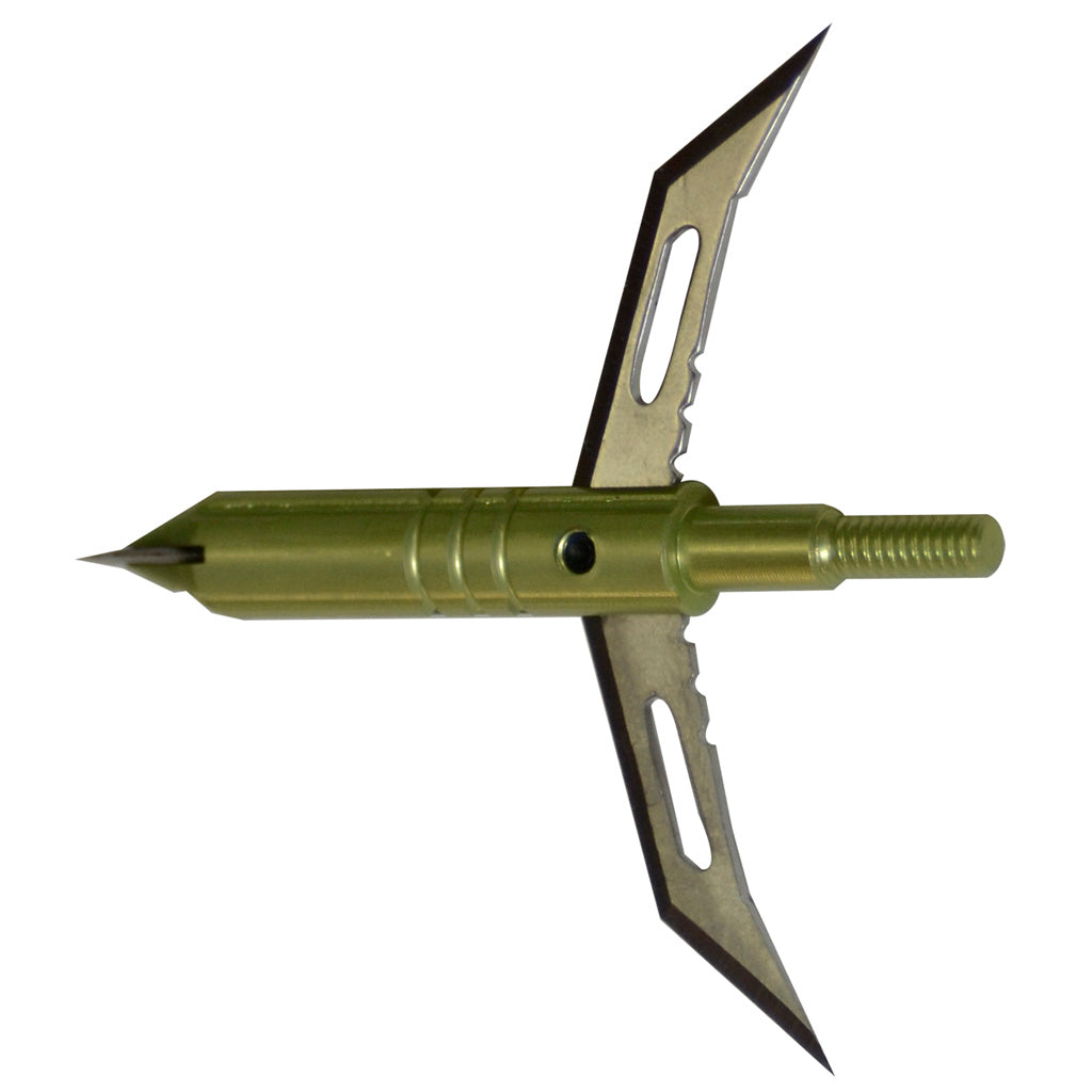 Xecutioner Broadheads Green Expandable 100 Grain Pack of 4