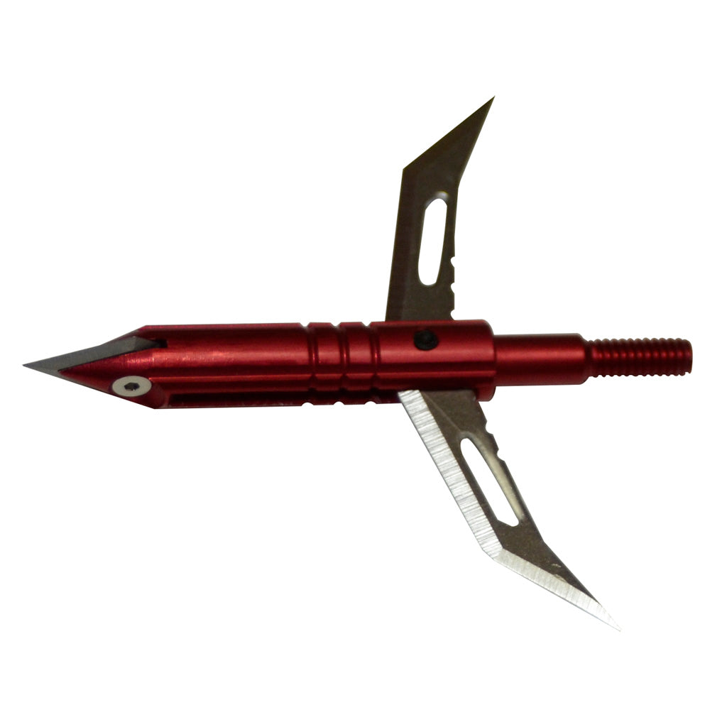 Xecutioner Broadheads Red Expandable 100 Grain Pack of 4