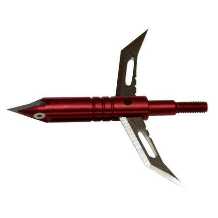 Xecutioner Broadheads Red Expandable 100 Grain Pack of 4