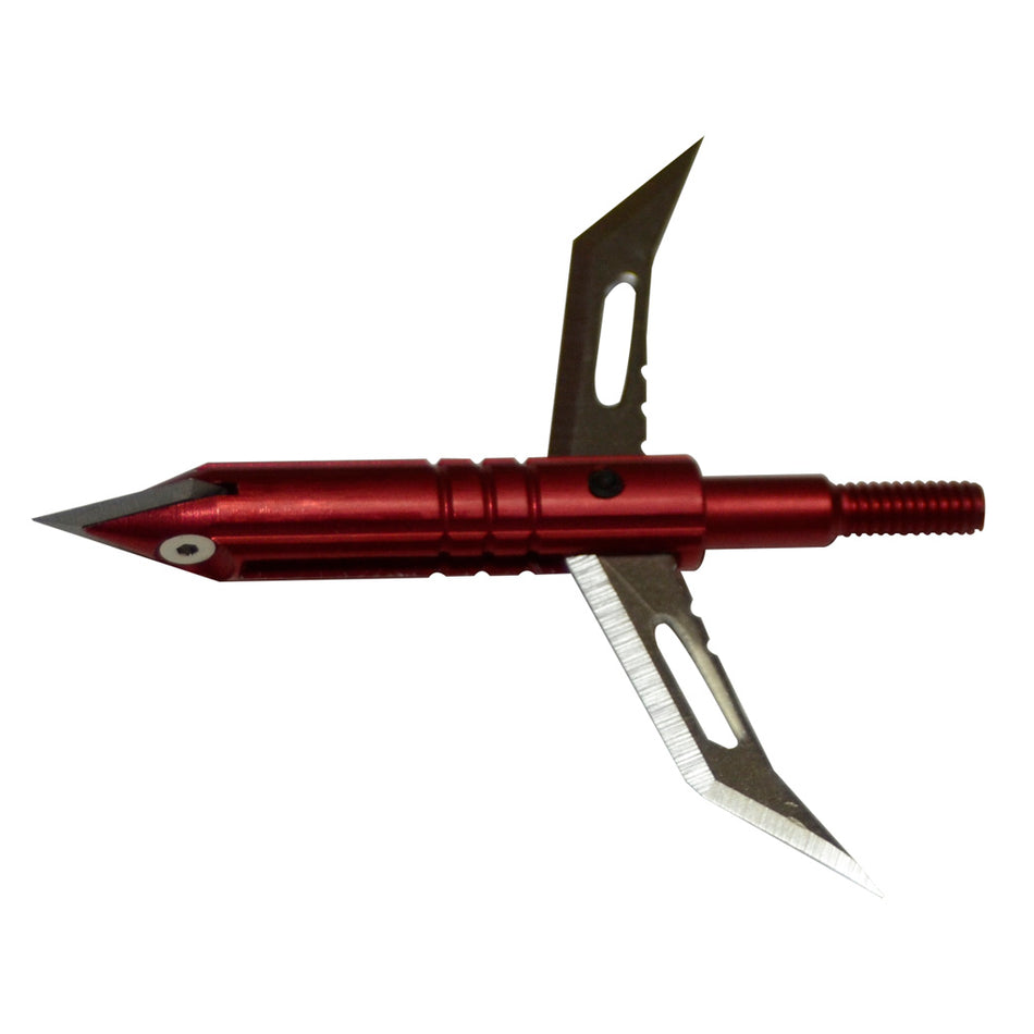 Xecutioner Broadheads Red Expandable 100 Grain Pack of 4