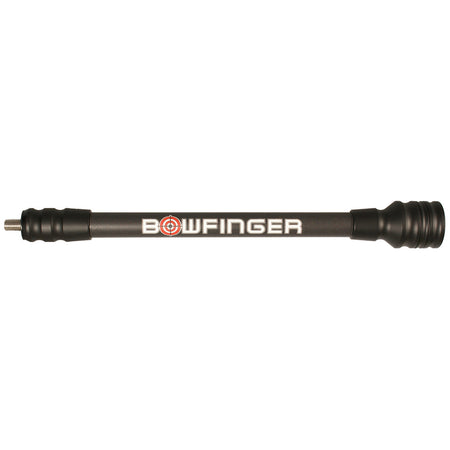 Bowfinger 10-Inch Ultimate Hunter Stabilizer Black Carbon Fiber