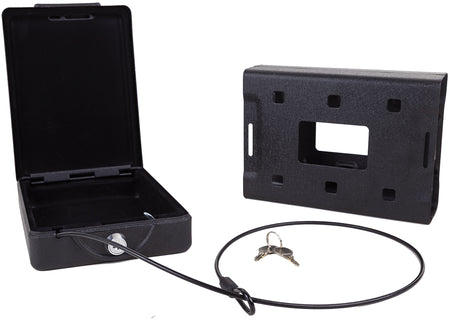 Bulldog BD1100 Vehicle & Home Car Vault Key Entry Matte Black Powder Coat Steel 8.7" x 6" x 2.5"