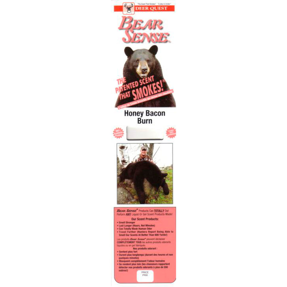 Deer Quest Bear Sense Honey Bacon Burn Attractant 6 pk.