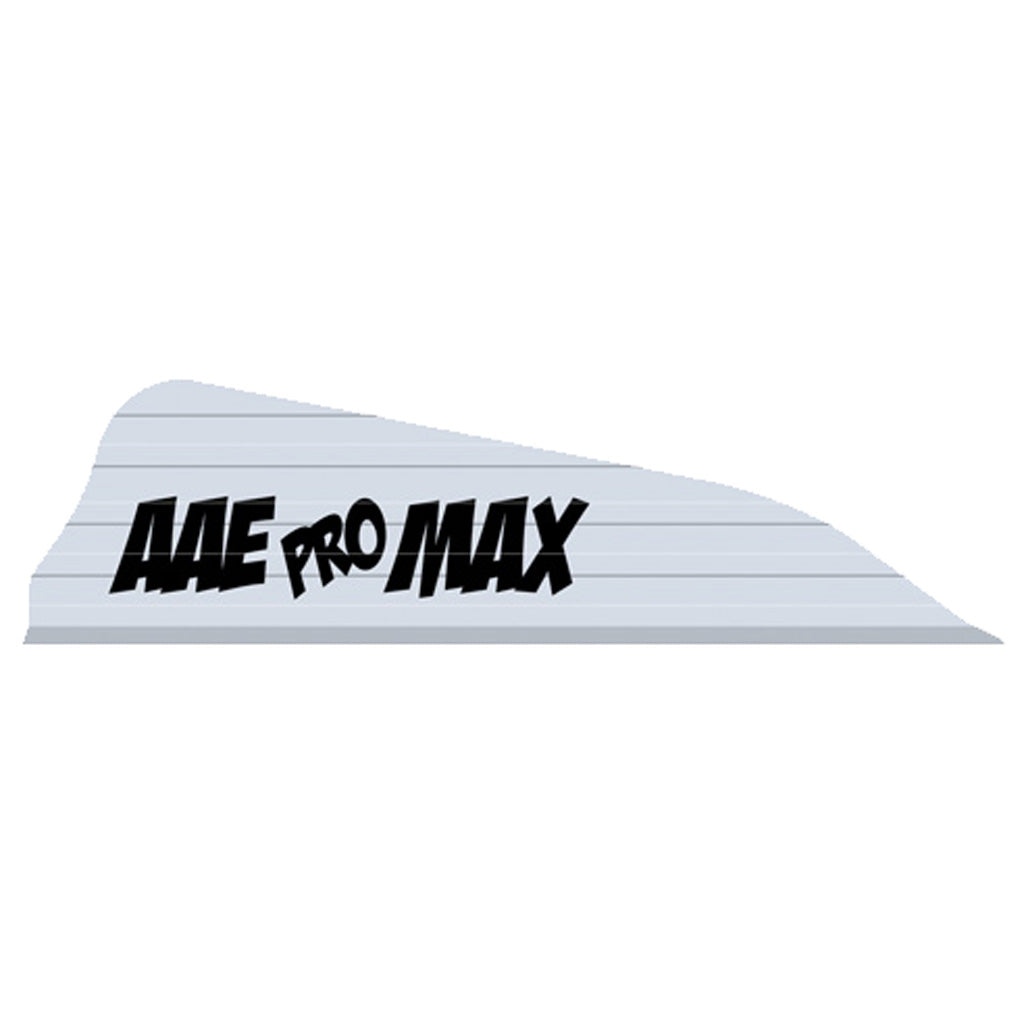AAE Pro Max Archery Vanes White 1.7" 100 Pack
