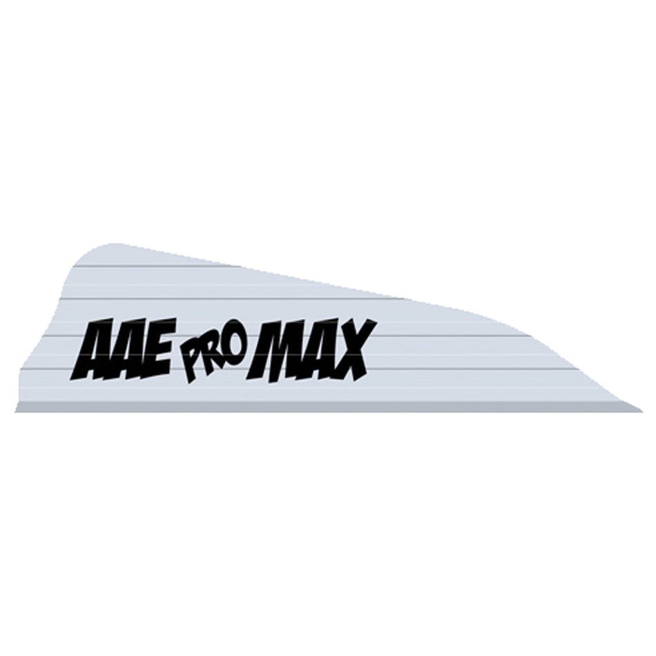 AAE Pro Max Archery Vanes White 1.7" 100 Pack