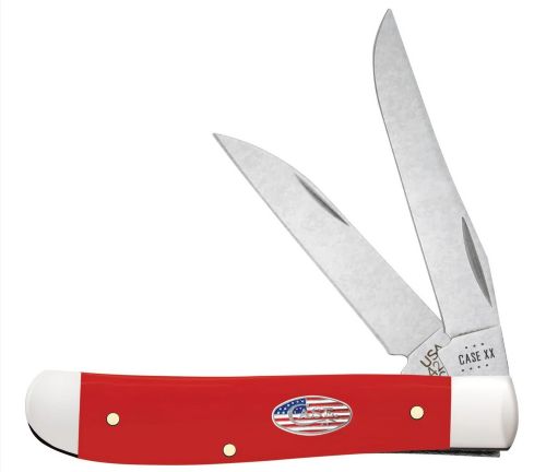Case American Workman Red Synthetic Mini Trapper Traditional Knife