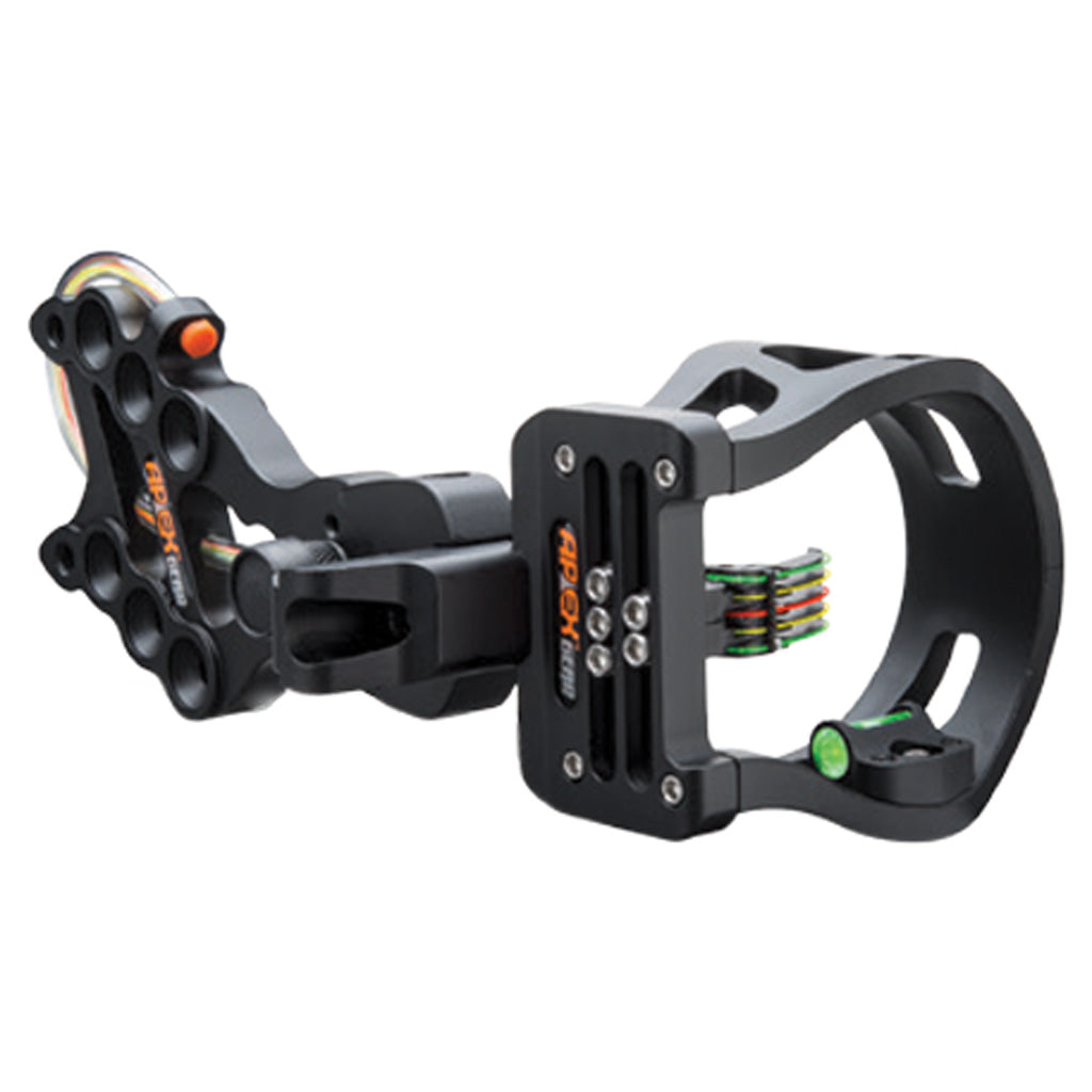 Apex Accu Strike XS 5 Pin .019 Adjustable Archery Sight Black RH/LH