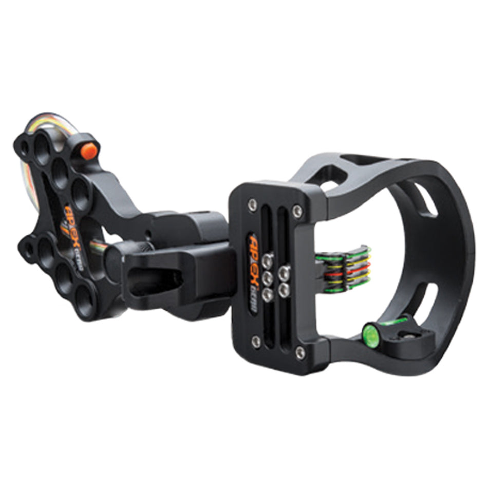 Apex Accu Strike XS 5 Pin .019 Adjustable Archery Sight Black RH/LH