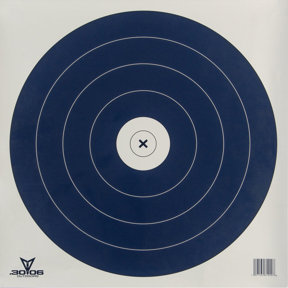30-06 Indoor Single Spot Paper Targets 100 Pack