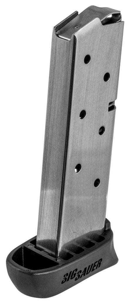 Sig Sauer P238 .380 ACP 7-Round Extended Natural Steel Pistol Magazine