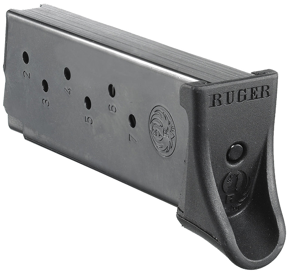 Ruger 90363 Replacement 7-Round 9mm Luger Magazine for Ruger LC9/EC9s with Extended Floorplate