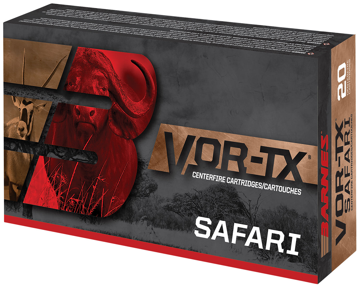 Barnes Safari Barnes TSX Flat Base 300 Grain .375 H&H Mag 2540 fps