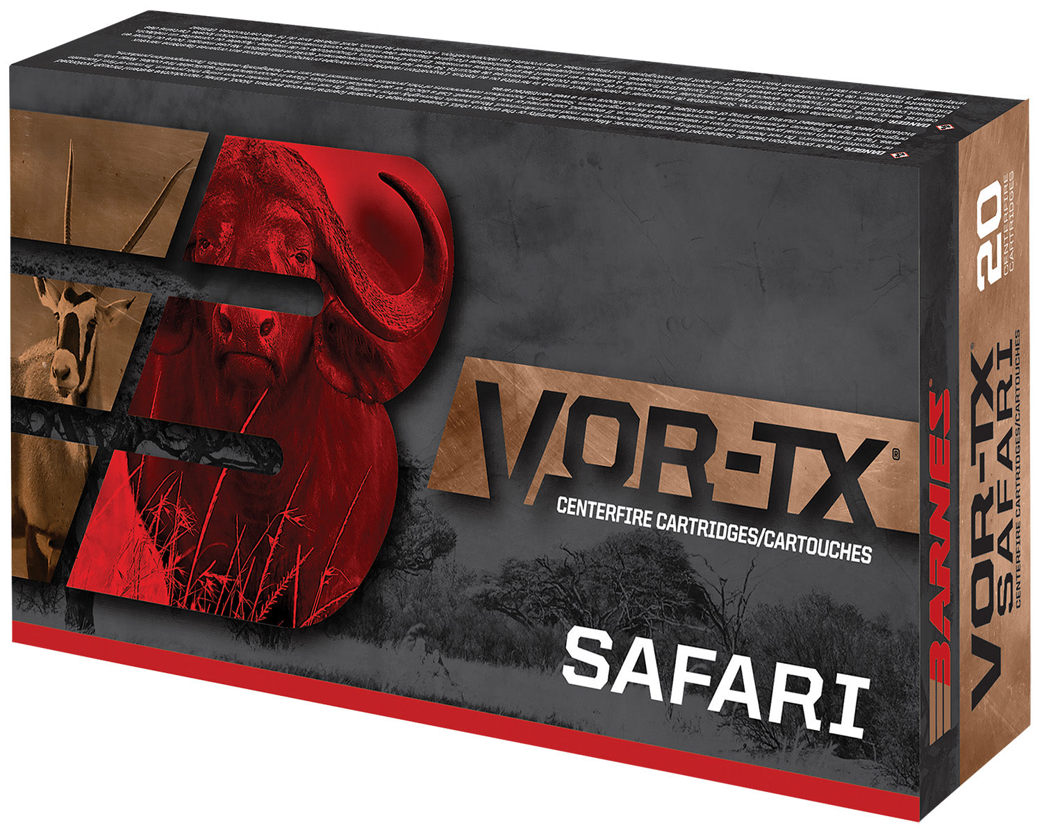 Barnes Safari Barnes TSX Flat Base 500 Grain .458 Lott 2200 fps