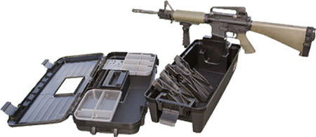 MTM Case-Gard TRB40 Black Tactical Range Box with Removable Top Storage