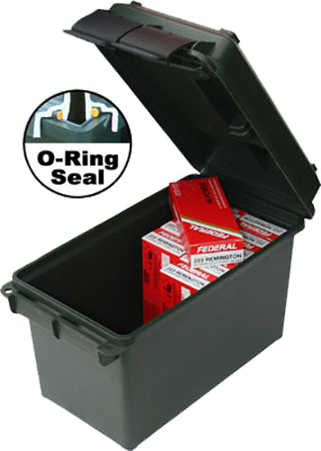 MTM Case-Gard AC50C11 Forest Green Water-Resistant 50 Cal Ammo Can Polypropylene