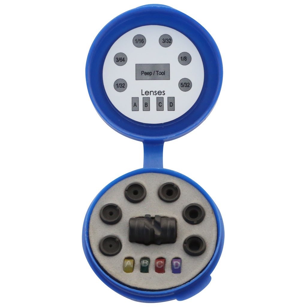 Hamskea InSight Standard Deluxe Peep Kit 6 Aperture 4 Clarifier Set