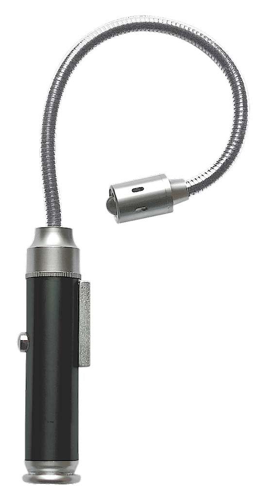 Real Avid Bore Light Magnetic Flex Neck 15,000 Candlepower LED Black/Silver LR44