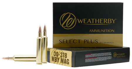 Weatherby Select Hornady Interlock 180 Grain .30-378 Weatherby Mag 3325 fps