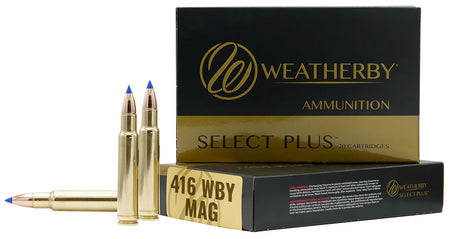 Weatherby Select Plus Barnes Tipped TSX Lead Free 350 Grain .416 Wthby Mag 2880 fps