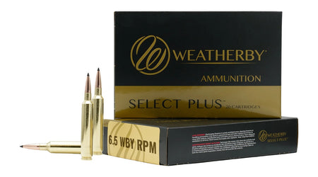 Weatherby  6.5 Weatherby RPM 156 grain Jacketed Hollow Point ammunition