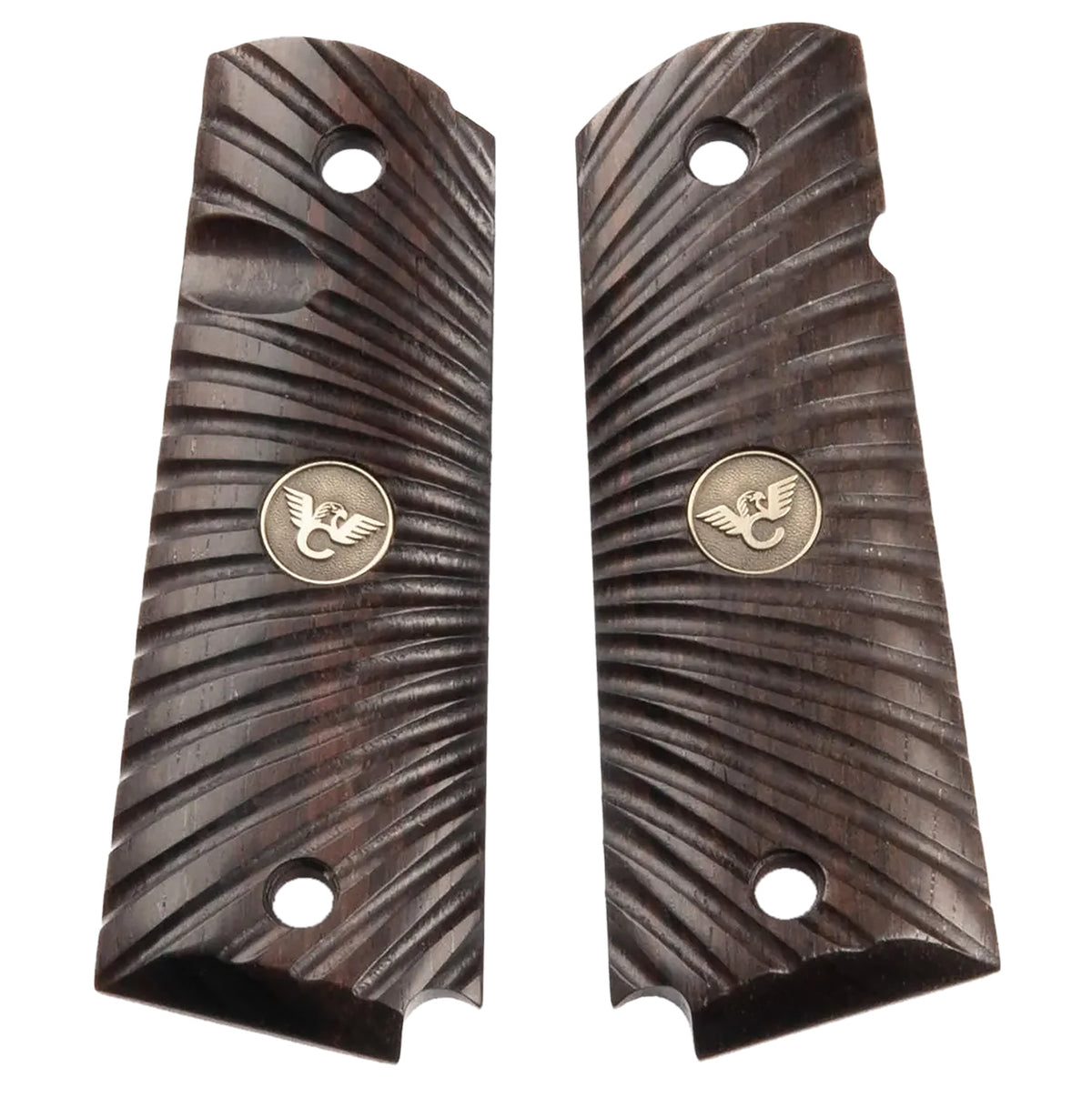 Wilson Combat Full-Size Starburst Cocobolo 1911 Grip Panels with Medallion