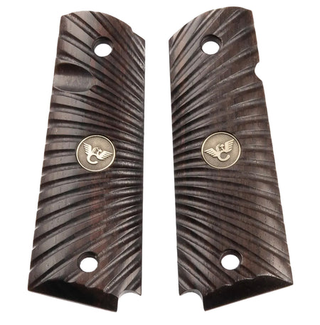 Wilson Combat Full-Size Starburst Cocobolo 1911 Grip Panels with Medallion