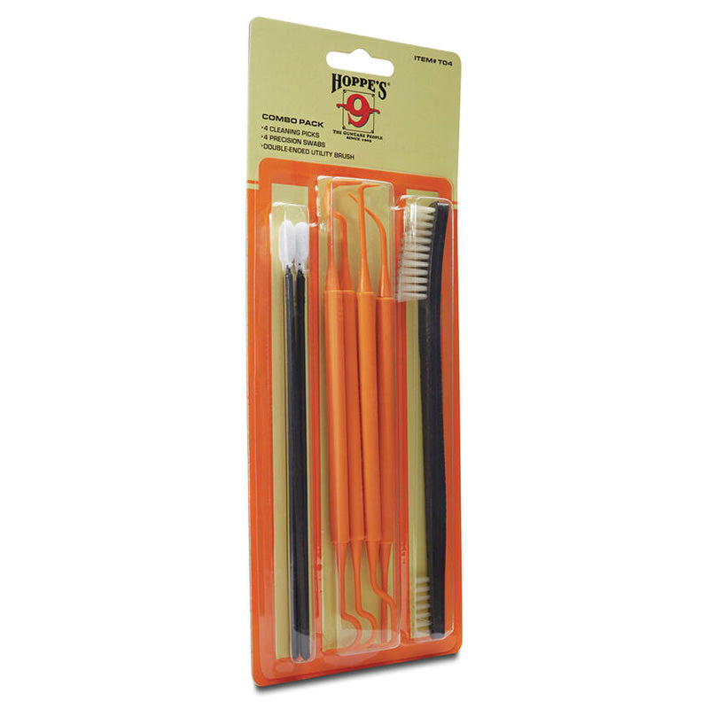 Hoppes Gun Cleaning Tools Combination Blister Pack