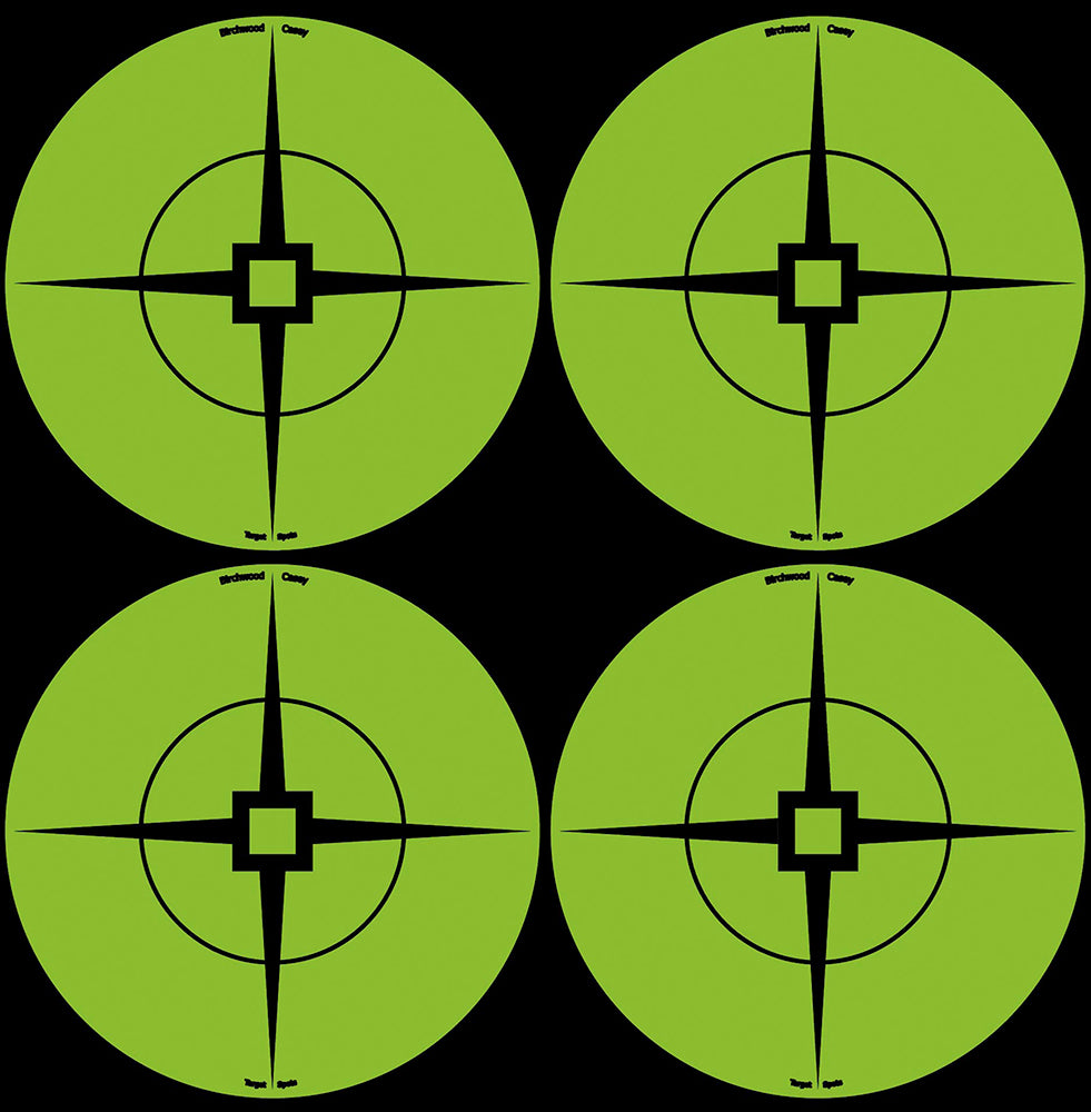 Birchwood Casey Target Spots Adhesive 3" Crosshair Green/Black 40 Pack