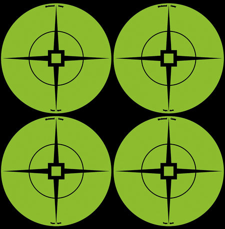 Birchwood Casey Target Spots Adhesive 3" Crosshair Green/Black 40 Pack