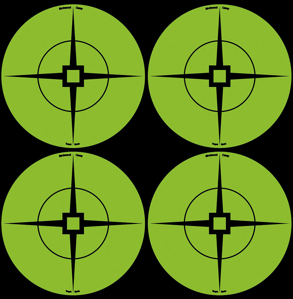 Birchwood Casey Target Spots Adhesive 3" Crosshair Green/Black 40 Pack