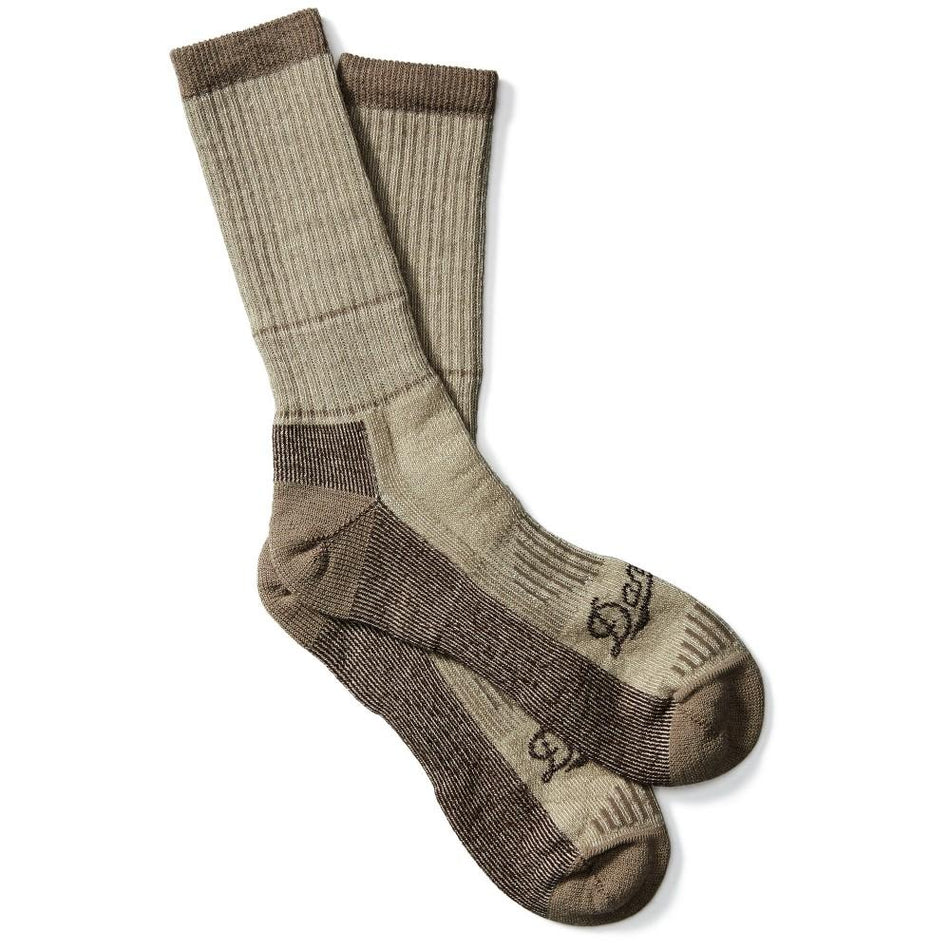 Danner Merino Midweight Crew Hunting Socks with Arch Support Brown Large