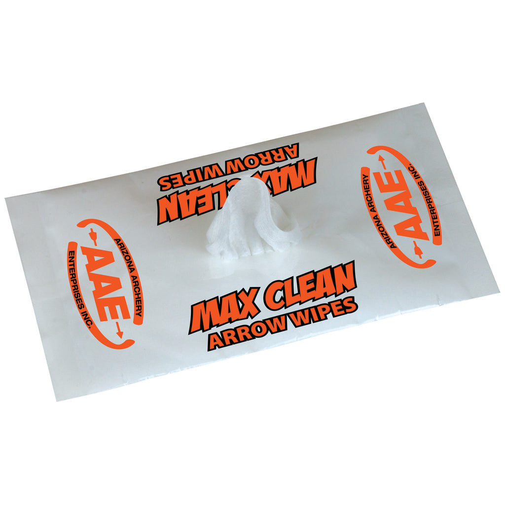 AAE Max Clean 10 pk. Arrow Shaft Prep Wipes