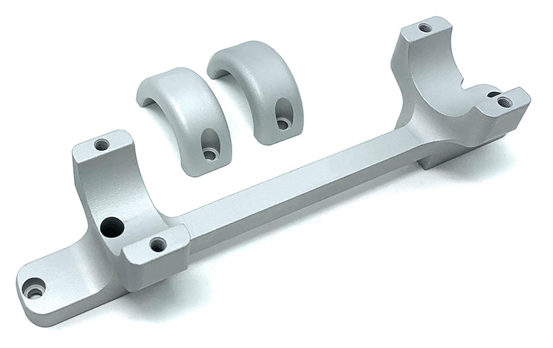 DNZ Products Remington 700 Short Action 1" Medium Silver 1-Piece Scope Mount