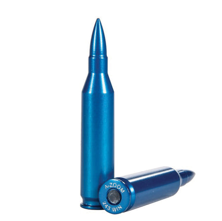 A-Zoom Snap Caps for .243 Win, Blue, 5-Pack Dry-Fire Training