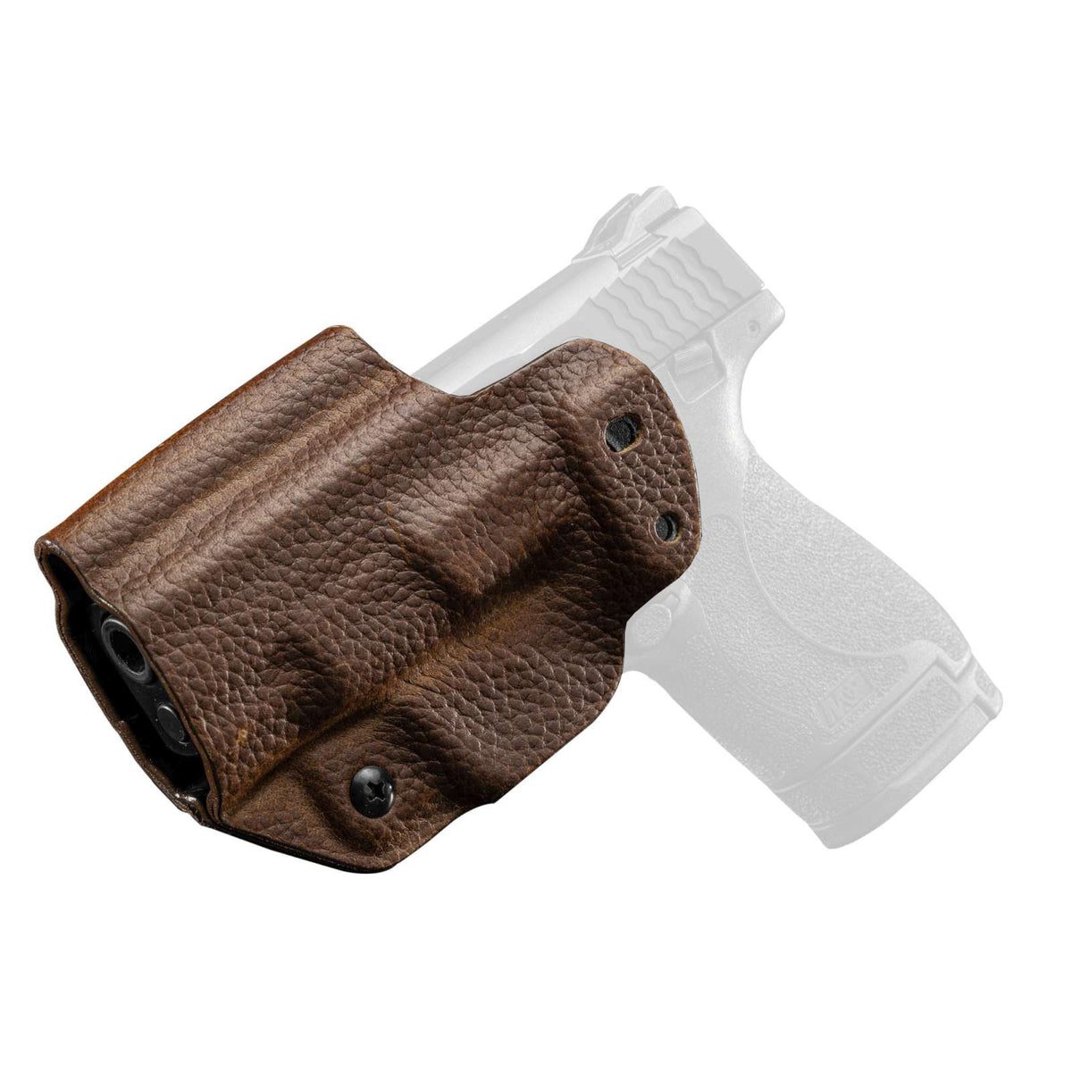 Mission First Tactical S&W M&P Shield 9/40 Leather Hybrid IWB Holster Brown RH