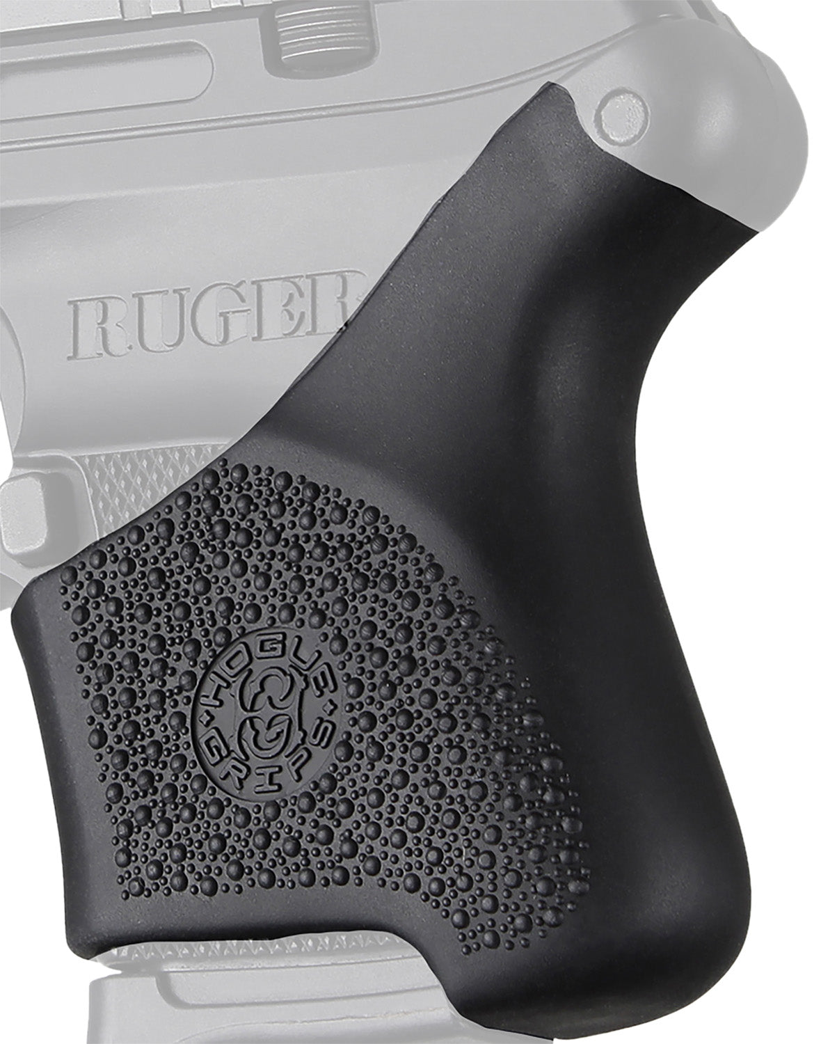 Hogue 18100 HandAll Hybrid Grip Sleeve Black Finish for Ruger LCP