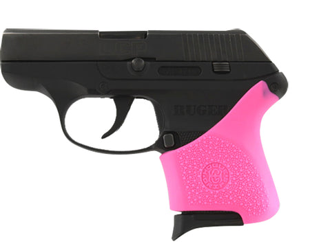 Hogue 18107 HandAll Hybrid Grip Sleeve Pink Finish for Ruger LCP
