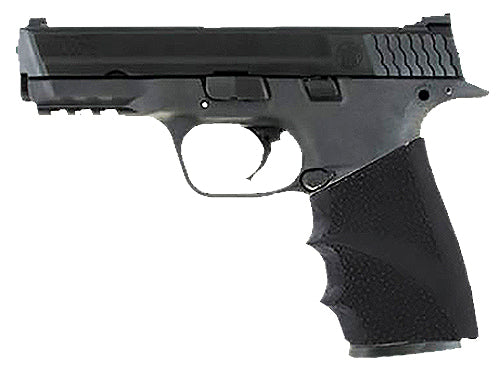 Hogue 17400 HandAll Hybrid Grip Sleeve Black Finish & Finger Grooves for S&W M&P