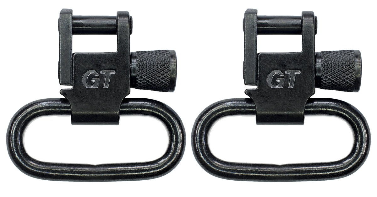 GrovTec US Inc GTSW01 Black Oxide 1" Locking Rifle Swivel Steel