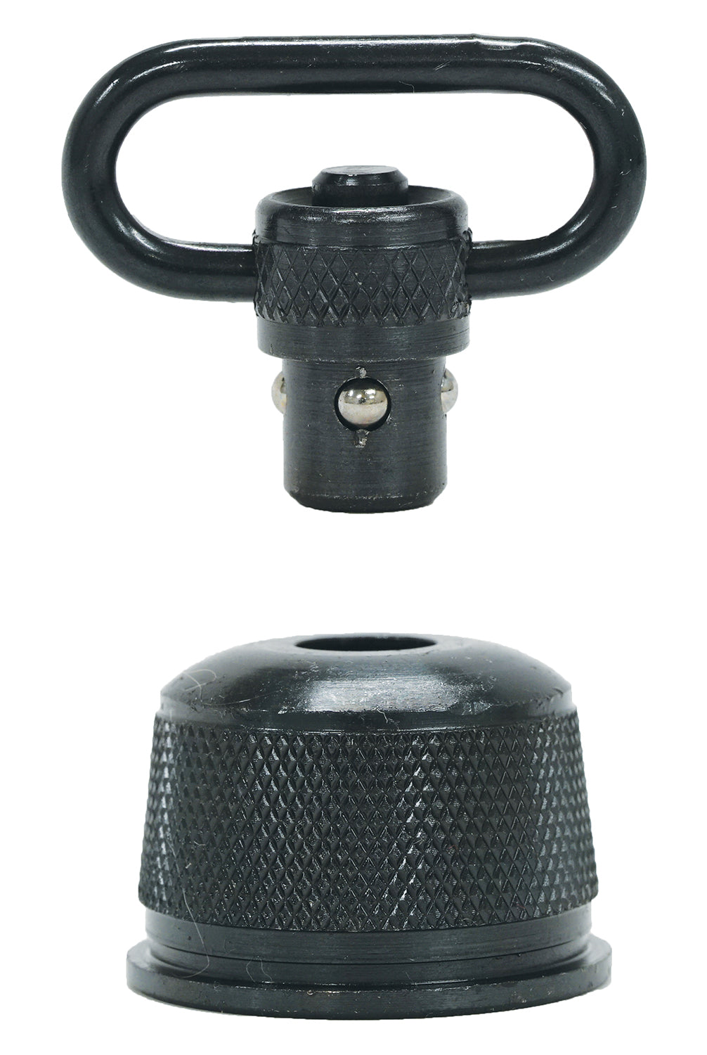GrovTec US Inc GTSW296 Black Oxide 1" Push Button Swivel Remington 870 Express 12 Ga Mag Cap