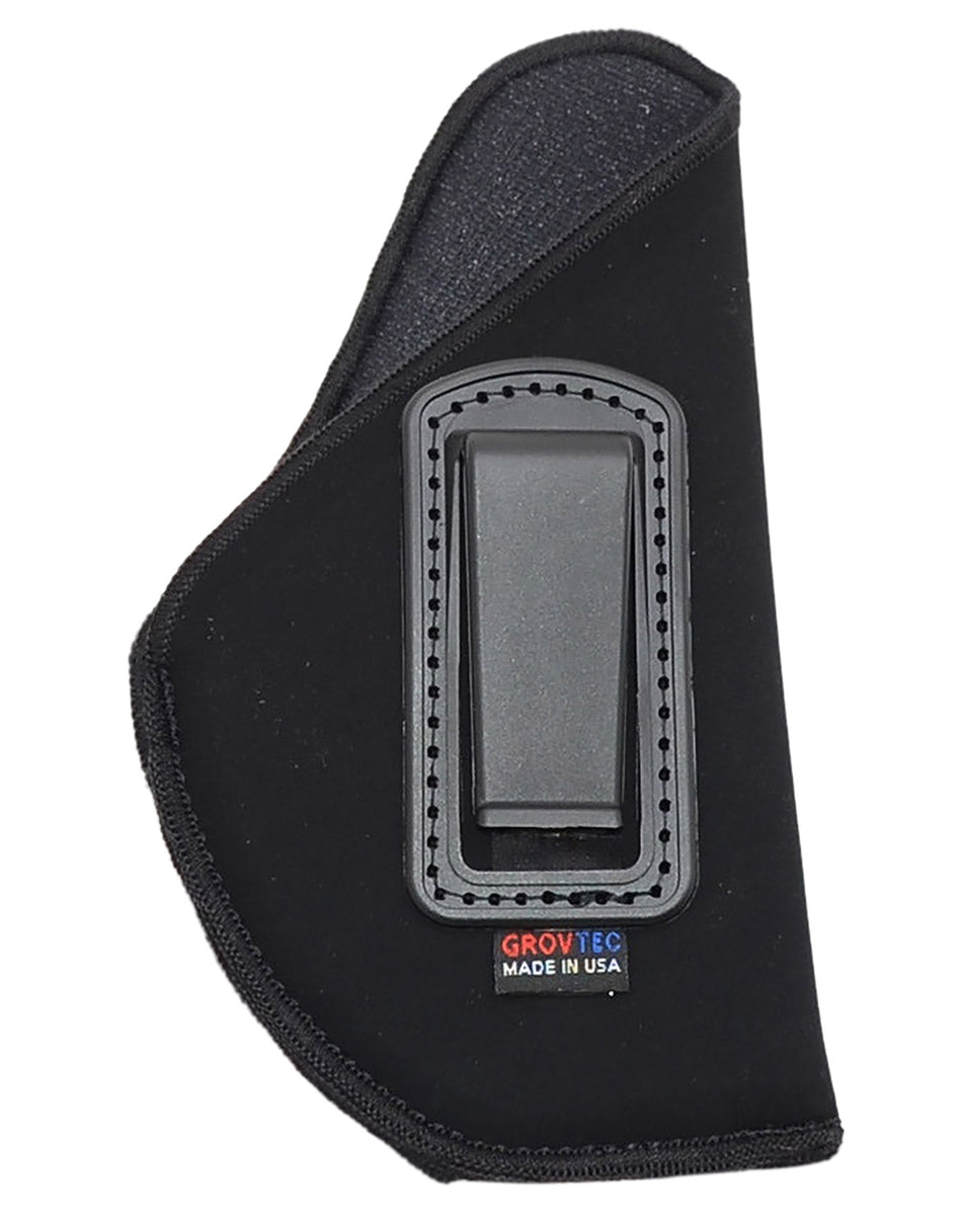 GrovTec US Inc GTHL14112R IWB Black Suede Holster Belt Clip Mount for Glock 26/27/33 Right Hand
