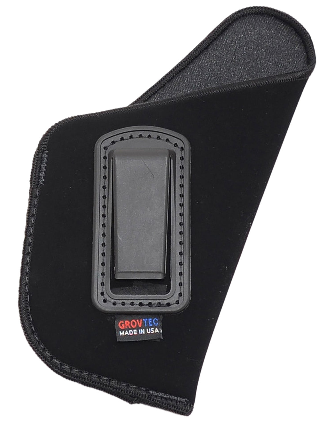 GrovTec US Inc GTHL14116R IWB Black Suede Belt Clip Holster for Med/Large Semi-Auto 3-3.50" Barrel Right Hand